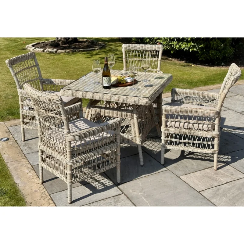 Provence Collection Outdoor 4 Seater Dining Set 23908