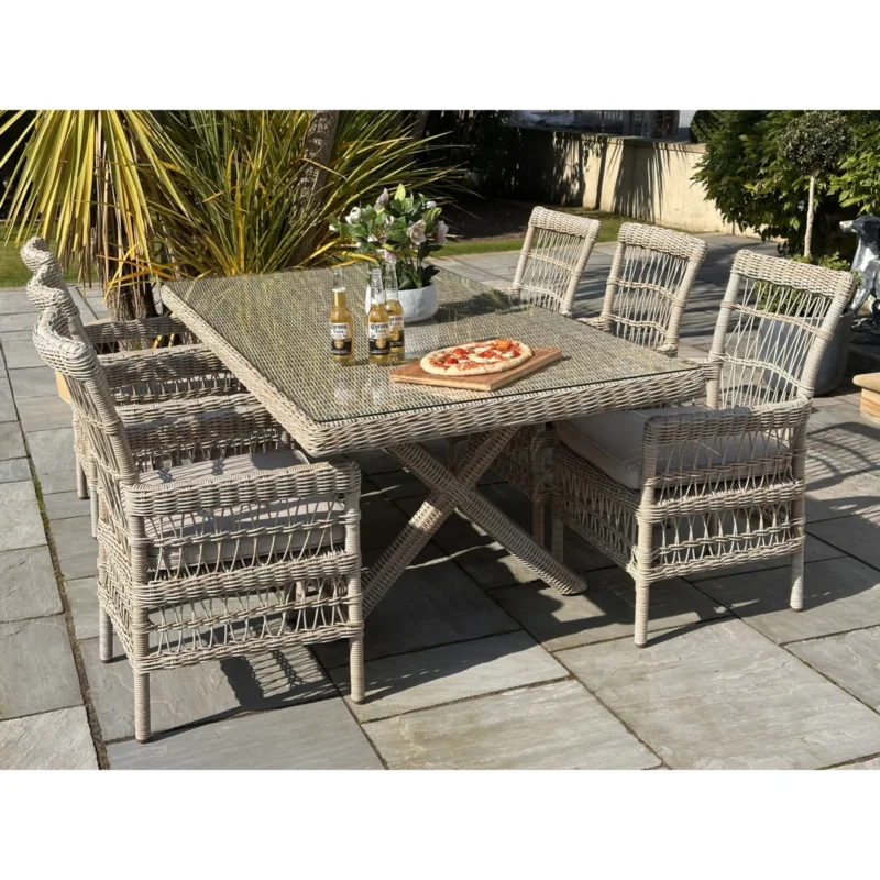 Provence Collection Outdoor 6 Seater Dining Set 23907